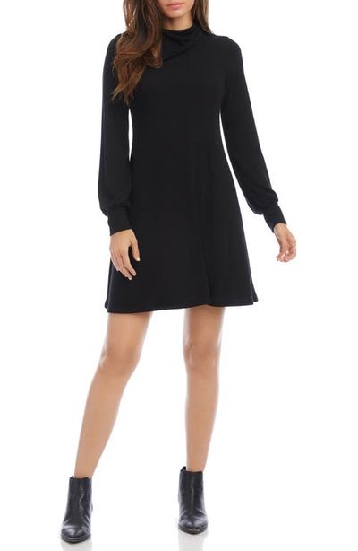 Karen Kane Karen Kane Drape Neck Sweater Dress
