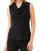 Karen Kane Karen Kane Draped Cowl Neck Sleeveless Jersey Top - 1