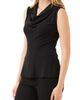 Karen Kane Karen Kane Draped Cowl Neck Sleeveless Jersey Top - 3