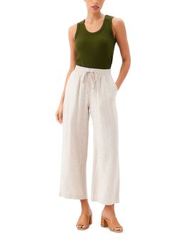 Karen Kane Karen Kane Drawstring Linen Pants