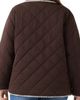 Karen Kane Karen Kane Edge Stitch Quilted Jacket with Scarf - 2