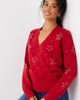 Karen Kane Karen Kane Embellished Star Wrap Sweater - 4