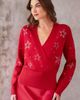 Karen Kane Karen Kane Embellished Star Wrap Sweater - 5