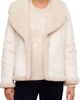 Karen Kane Karen Kane Embroidered Faux Suede & Faux Shearling Coat - 1