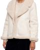 Karen Kane Karen Kane Embroidered Faux Suede & Faux Shearling Coat - 3
