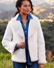 Karen Kane Karen Kane Embroidered Faux Suede & Faux Shearling Coat - 5