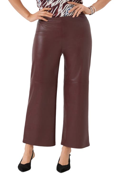 Karen Kane Karen Kane Faux Leather Wide Leg Pants