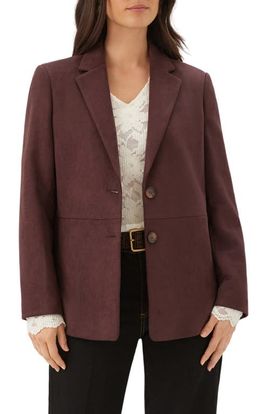Karen Kane Karen Kane Faux Suede Blazer