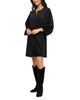Karen Kane Karen Kane Faux Suede Puff Sleeve Dress - 5