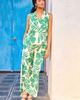 Karen Kane Karen Kane Floral Wide Leg Cotton Drawstring Pants - 5