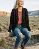 Karen Kane Karen Kane Fringe Long Sleeve Jacket - 4