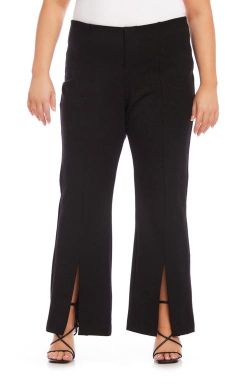 Karen Kane Karen Kane Front Slit Stretch Twill Bootcut Pants