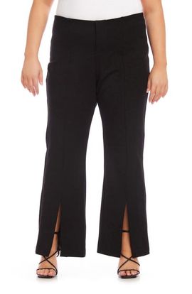 Karen Kane Karen Kane Front Slit Stretch Twill Bootcut Pants