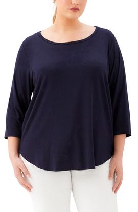 Karen Kane Karen Kane Jersey Shirttail Top