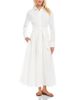 Karen Kane Karen Kane Lace Applique Midi Shirt Dress - 1