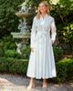 Karen Kane Karen Kane Lace Applique Midi Shirt Dress - 2