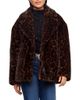 Karen Kane Karen Kane Leopard Print Faux Fur Coat  - 1