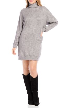 Karen Kane Karen Kane Long Sleeve Turtleneck Sweater Dress
