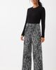 Karen Kane Karen Kane Paisley Wide Leg Velvet Pants - 4