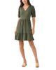Karen Kane Karen Kane Petite Puff Sleeve Tiered Dress - 1