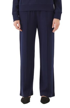 Karen Kane Karen Kane Pintuck Drawstring Wide Leg Sweatpants