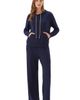 Karen Kane Karen Kane Pintuck Drawstring Wide Leg Sweatpants - 4