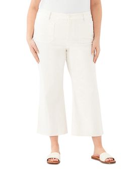 Karen Kane Karen Kane Plus Patch Pocket Cropped Pants