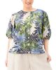 Karen Kane Karen Kane Plus Puff Sleeve Button Front Shirt - 3