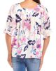 Karen Kane Karen Kane Print Ruffle Cuff Square Neck Top - 2