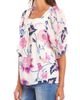 Karen Kane Karen Kane Print Ruffle Cuff Square Neck Top - 3