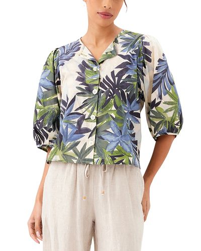 Karen Kane Karen Kane Puffed Sleeve Blouse