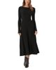 Karen Kane Karen Kane Round Neck Rib Knit Seamless Midi Sweater Dress - 1