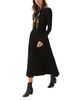 Karen Kane Karen Kane Round Neck Rib Knit Seamless Midi Sweater Dress - 4