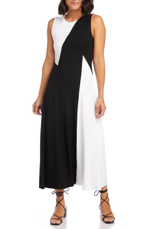 Karen Kane Karen Kane Sleeveless Colorblock Midi Dress