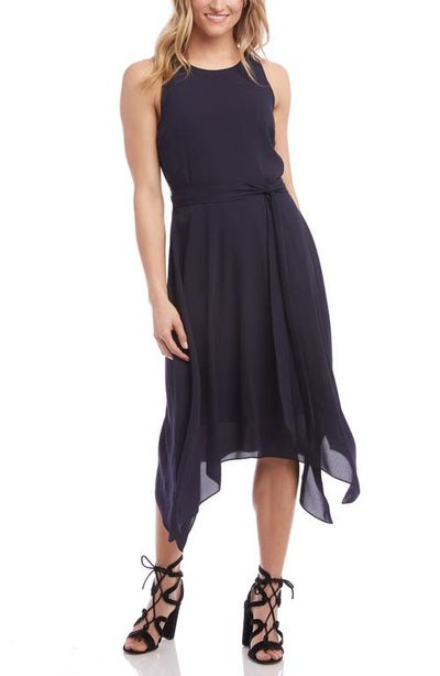 Karen Kane Karen Kane Sleeveless Handkerchief Hem Dress