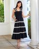 Karen Kane Karen Kane Sleeveless Tiered Midi Dress - 3