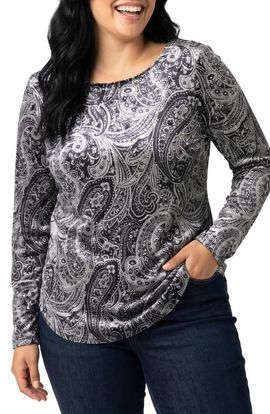 Karen Kane Karen Kane Stretch Velvet Top