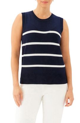 Karen Kane Karen Kane Stripe Sweater Vest