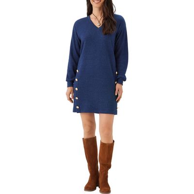 Karen Kane Karen Kane V-Neck Button Detail Minidress