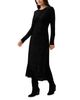 Karen Kane Karen Kane Velvet Burnout Long Sleeve Midi Dress - 4