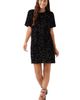 Karen Kane Karen Kane Velvet Sequin Shift Minidress - 5