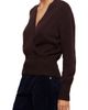 Karen Kane Karen Kane Wrap Front Cotton Blend Sweater - 3