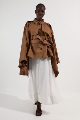 Karen Millen Karen Millen Cape Detail Trench Coat