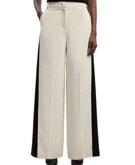 Karen Millen Karen Millen Contrast Colour Wide Leg Trouser