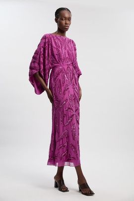 Karen Millen Karen Millen Embellished Maxi Dress