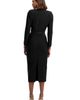 Karen Millen Karen Millen Figure Form Bandage Belted Midi Dress - 2