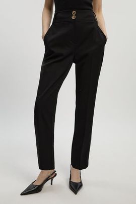 Karen Millen Karen Millen Petite Textured Straight Leg Trousers