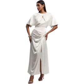 Karen Millen Karen Millen Satin Twist Midaxi Dress