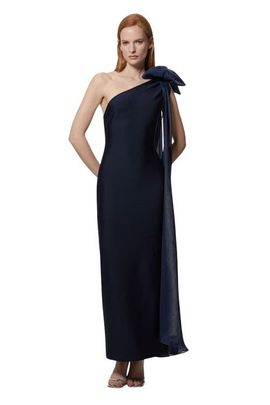 Karen Millen Karen Millen Shoulder Bow Cape Detail Maxi Dress