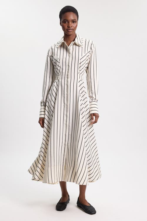 Karen Millen Karen Millen Stripe Midi Dress